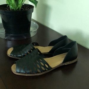 Simple black flats
